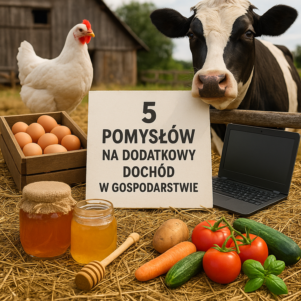 5 pomysłów na dodatkowy dochód w gospodarstwie.