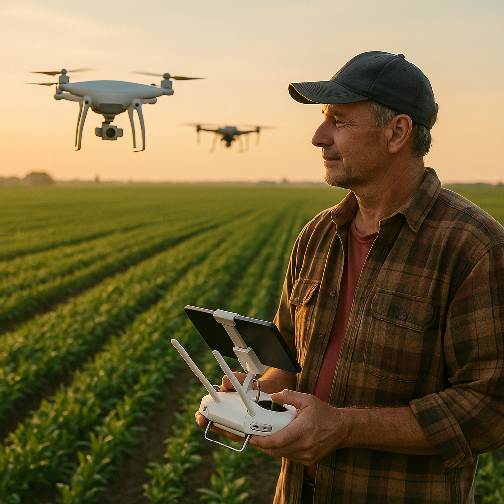 Jak rolnik może korzystać z dronów?