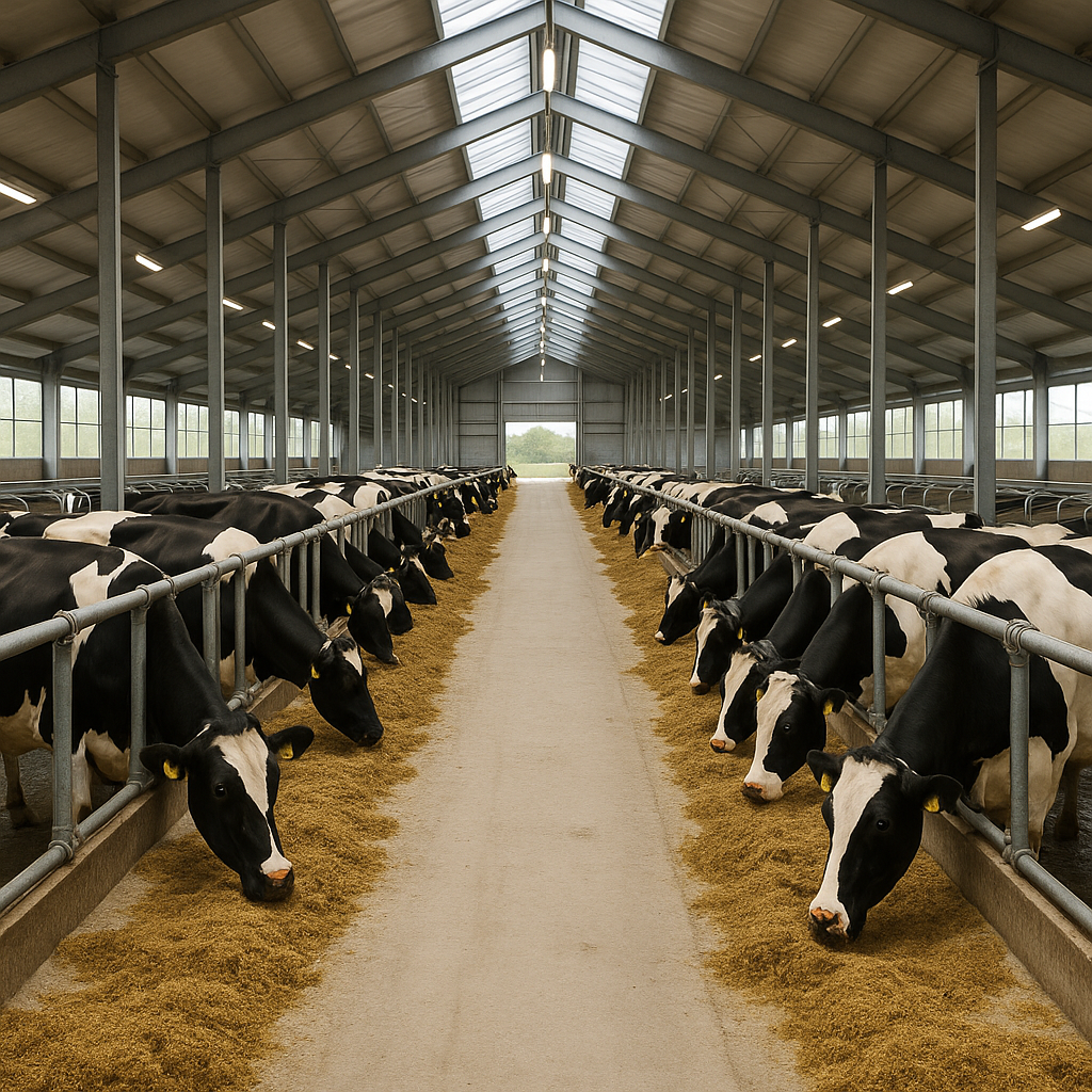 Nowoczesne obory – jak wyglądają i ile kosztują?