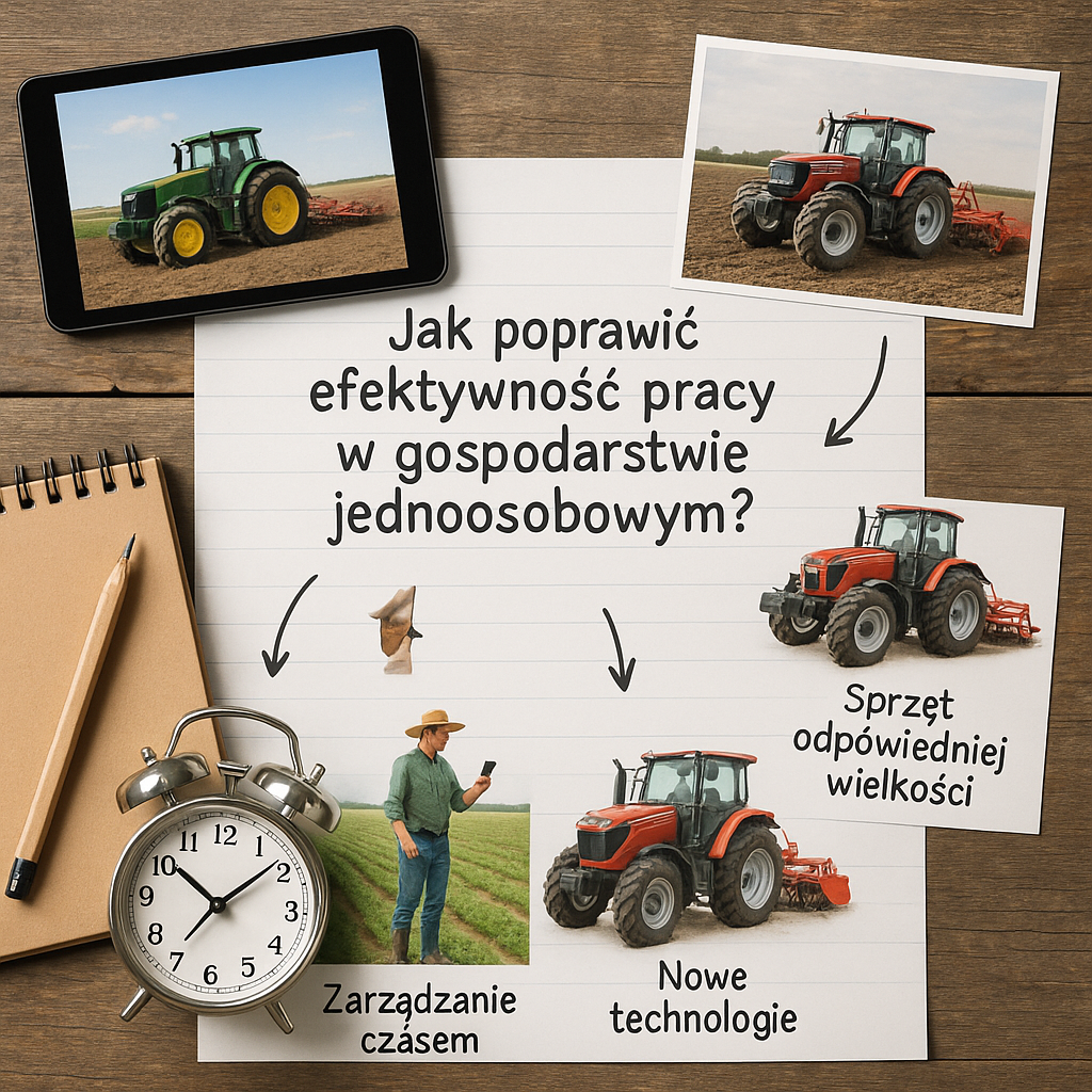 Jak poprawić efektywność pracy w gospodarstwie jednoosobowym?
