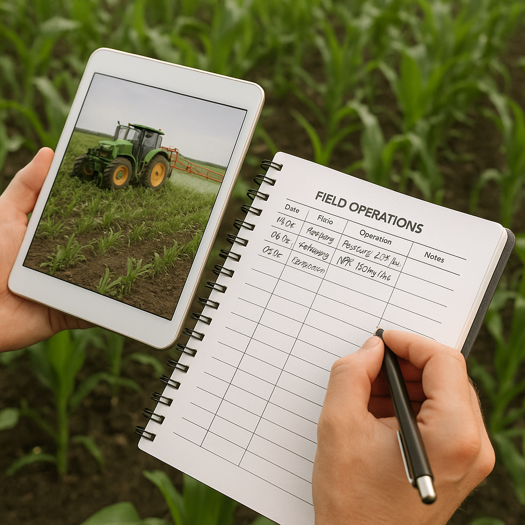 Jak prowadzić ewidencję zabiegów agrotechnicznych?