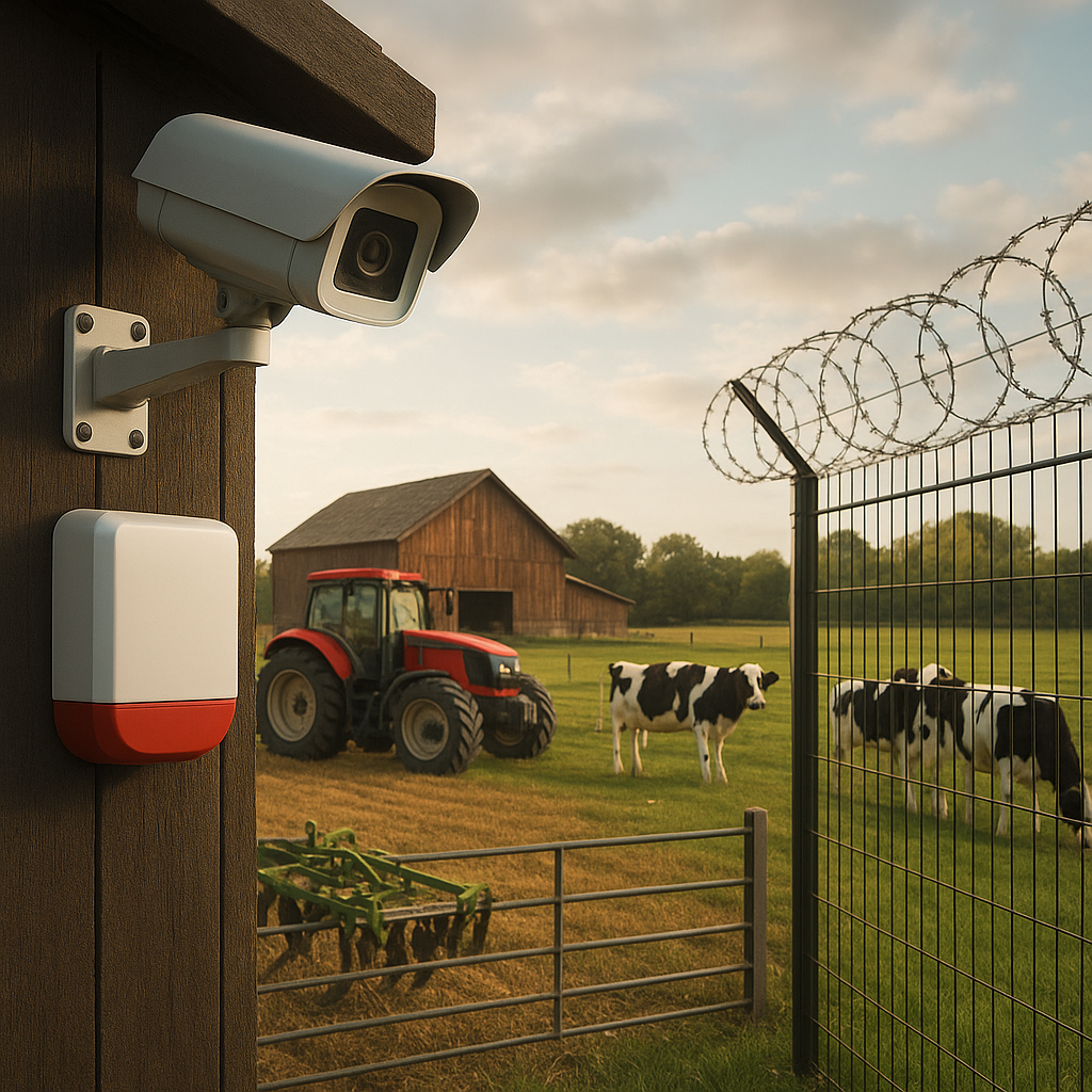 Systemy bezpieczeństwa w gospodarstwie rolnym – ochrona maszyn, zwierząt i mienia