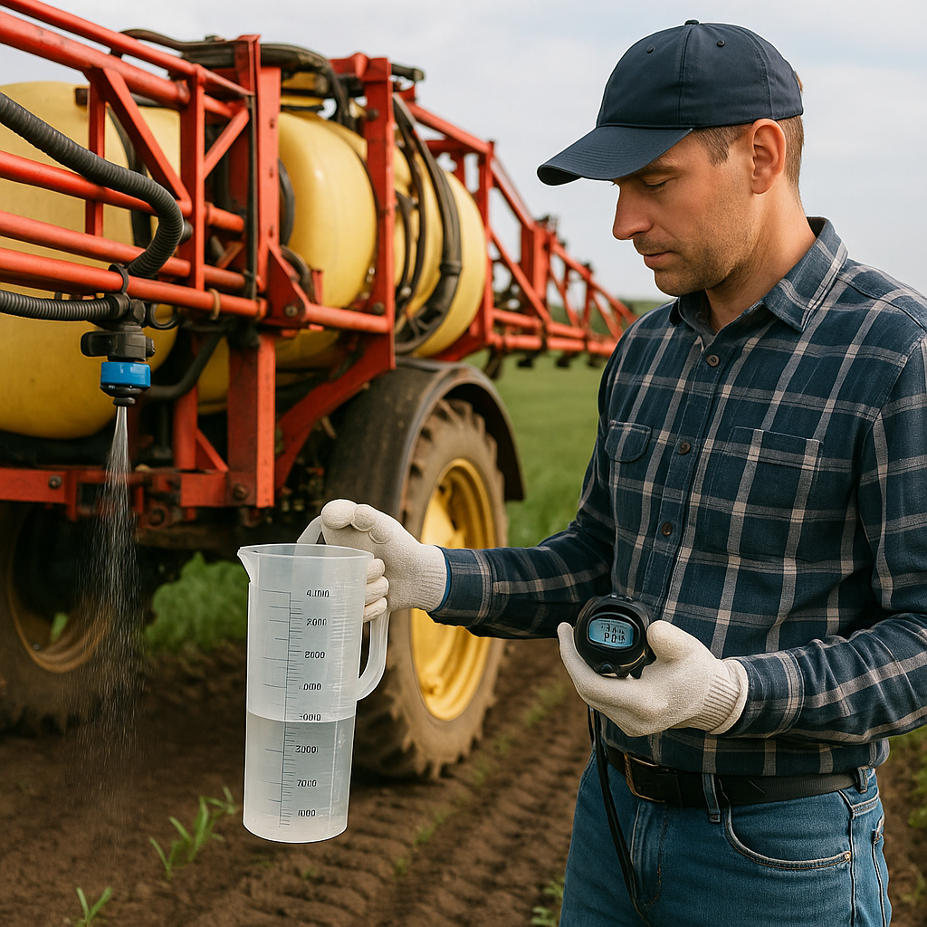 Jak samodzielnie skalibrować opryskiwacz polowy?