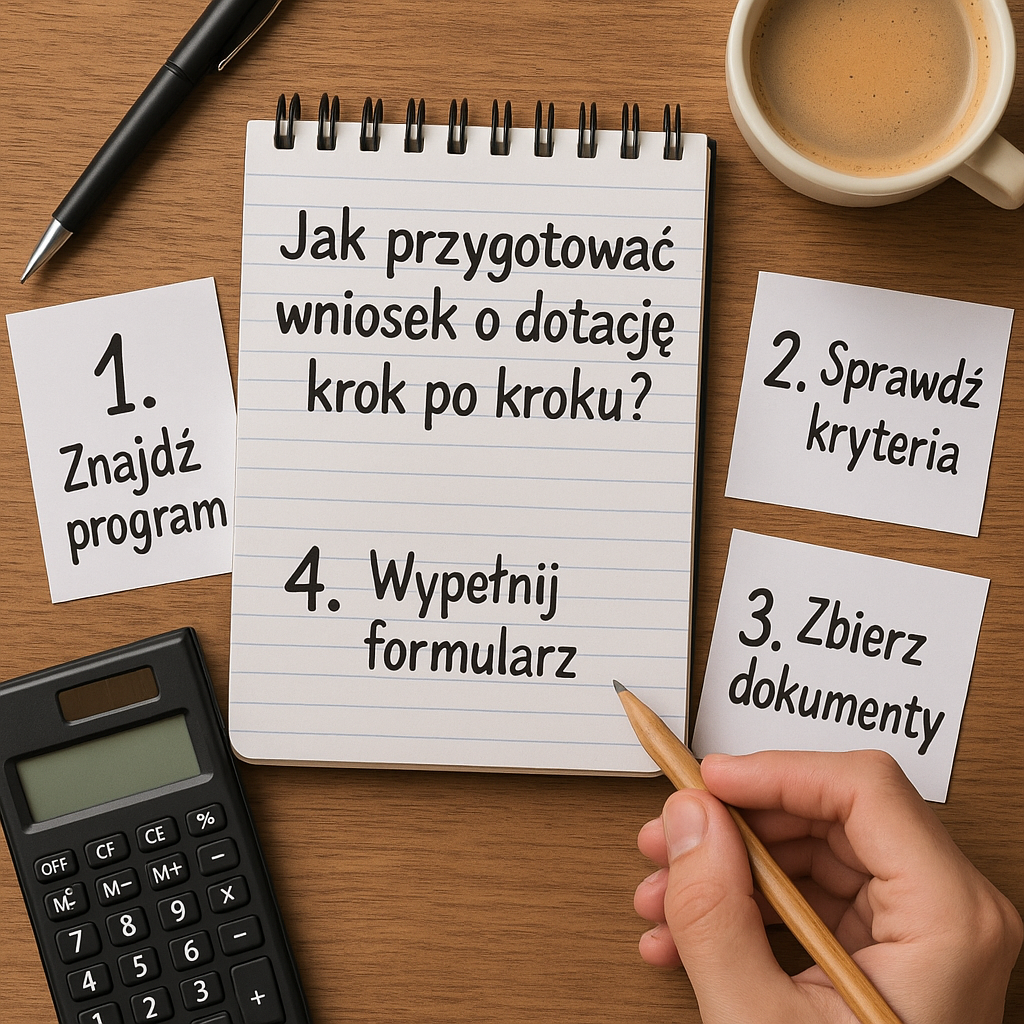 Jak przygotować wniosek o dotację krok po kroku?