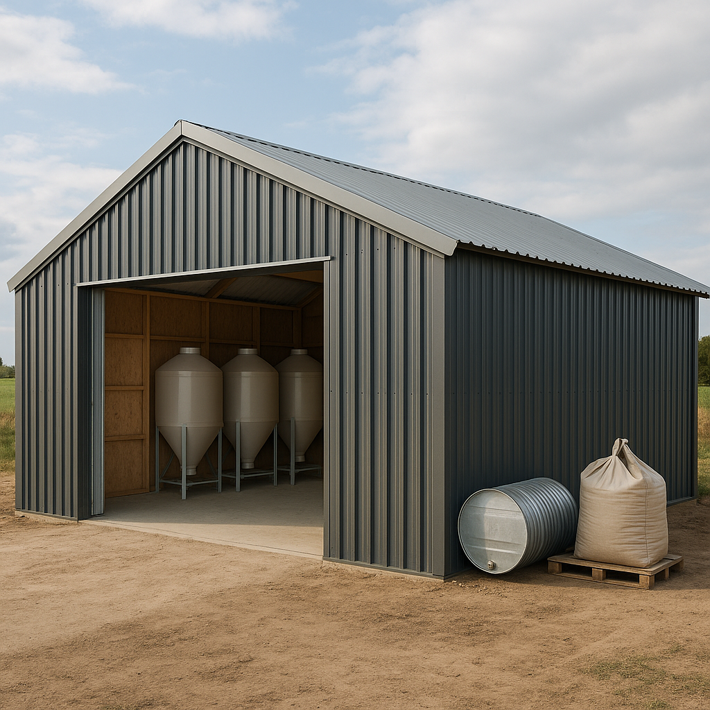 Jak zbudować tanio i funkcjonalnie magazyn paszowy?