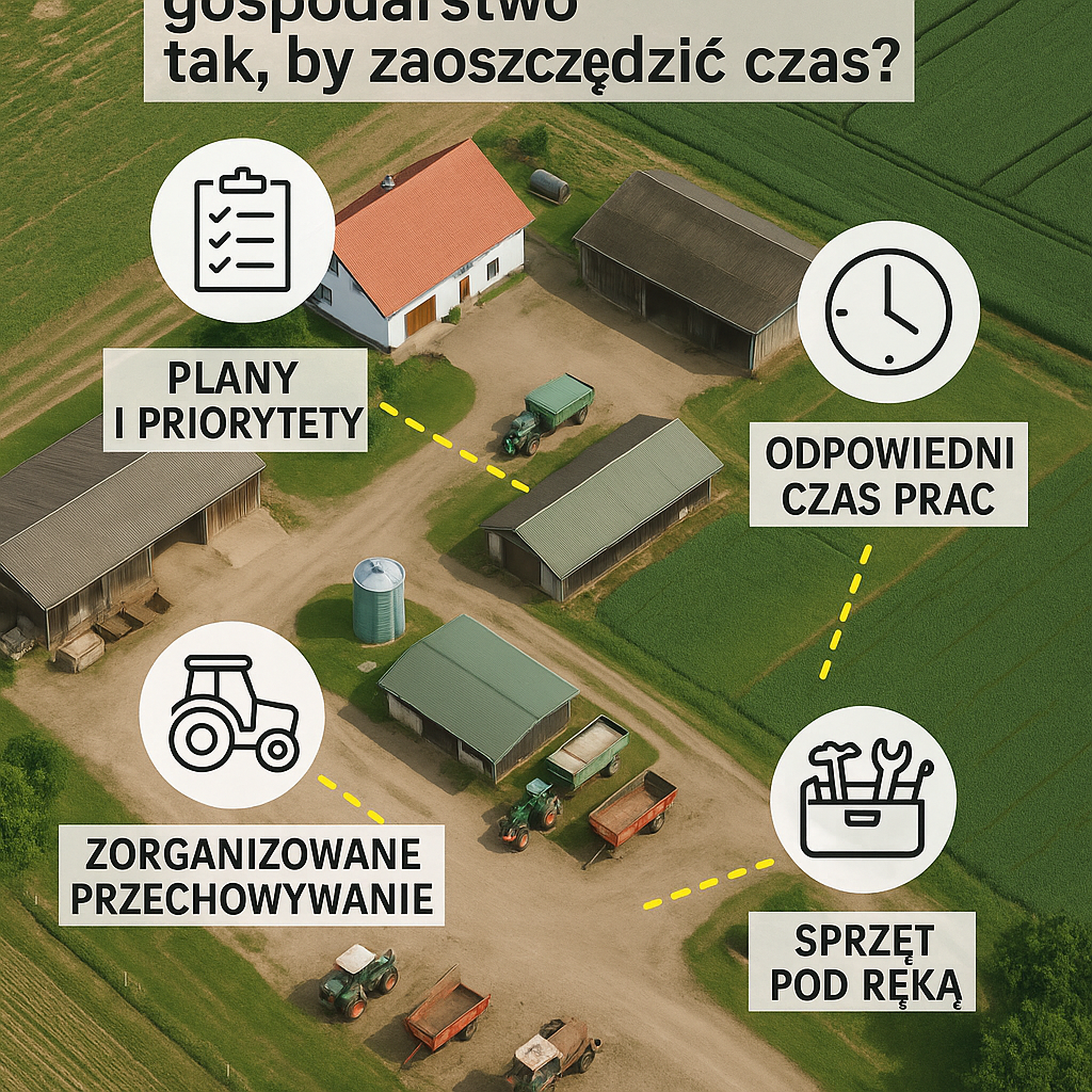 Jak zorganizować gospodarstwo tak, by zaoszczędzić czas?
