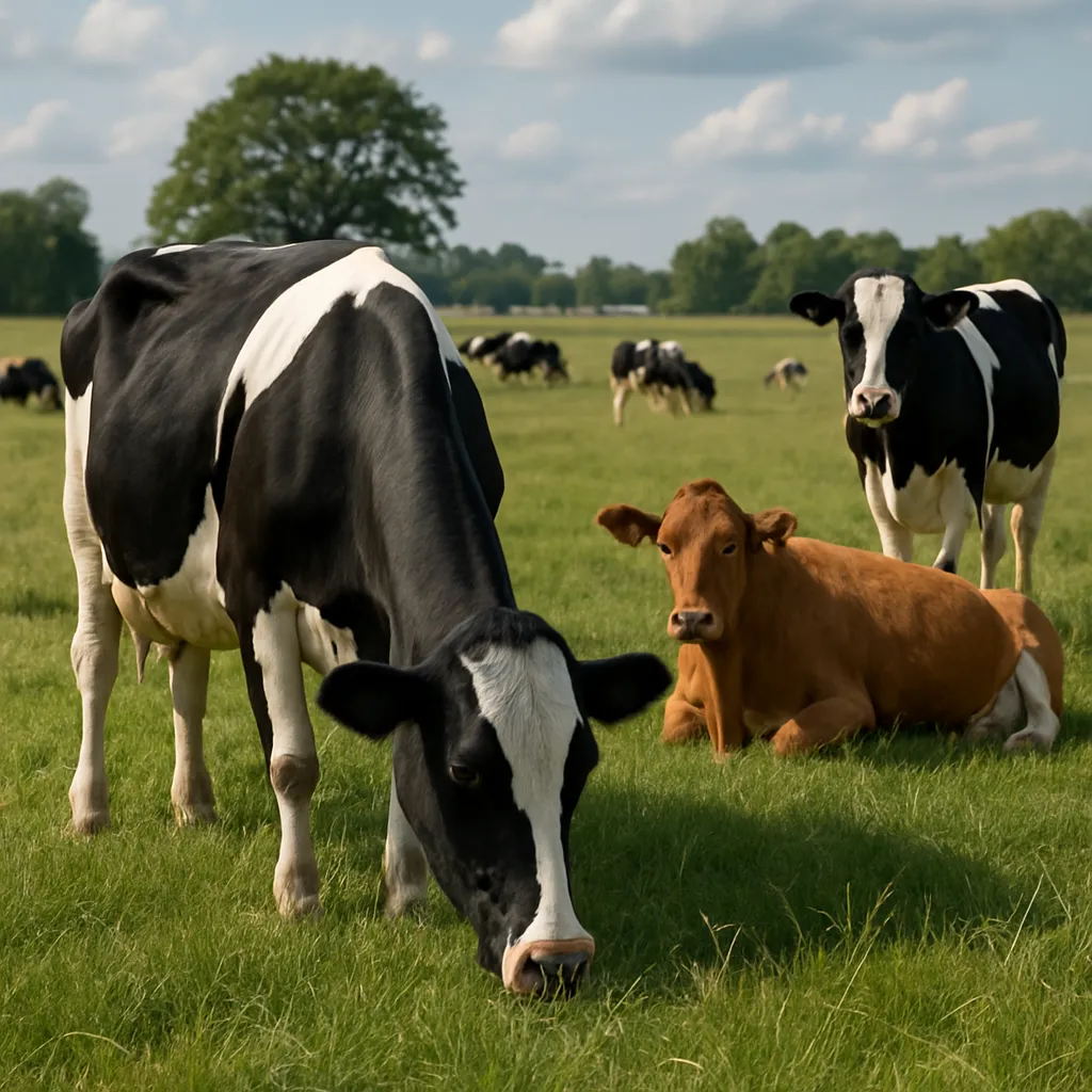 Budowa i zachowania krów,przewodnik po gatunku dla hodowców i miłośników