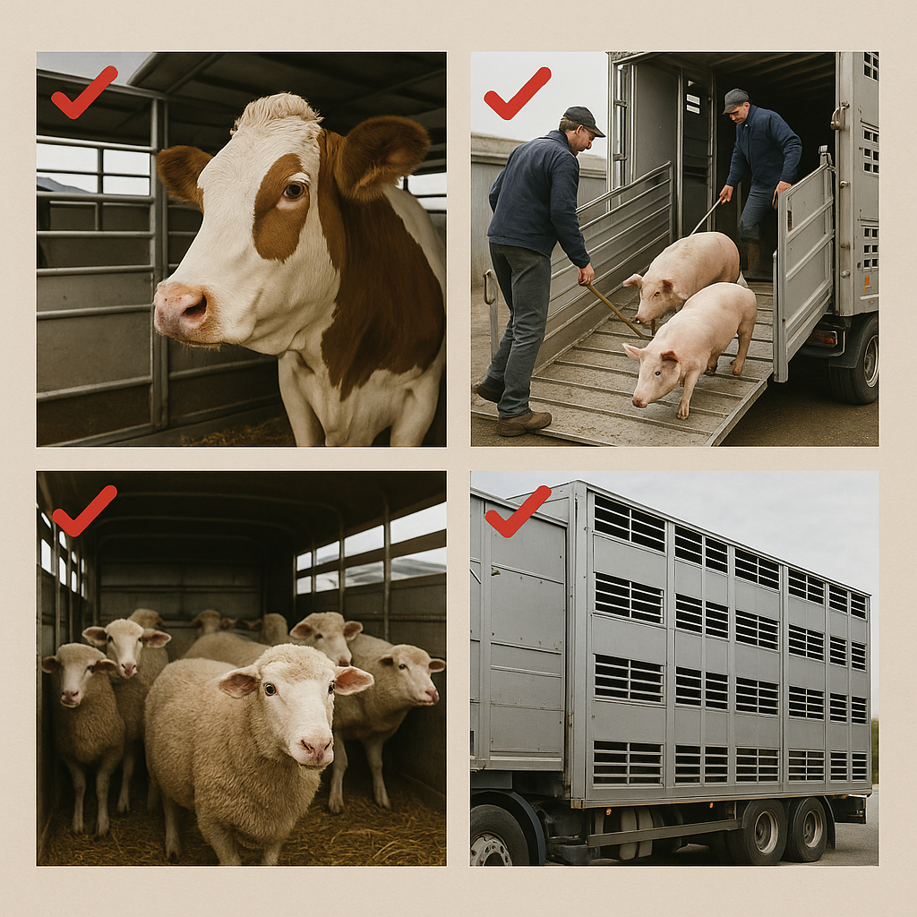 Jakie są zasady transportu zwierząt gospodarskich?
