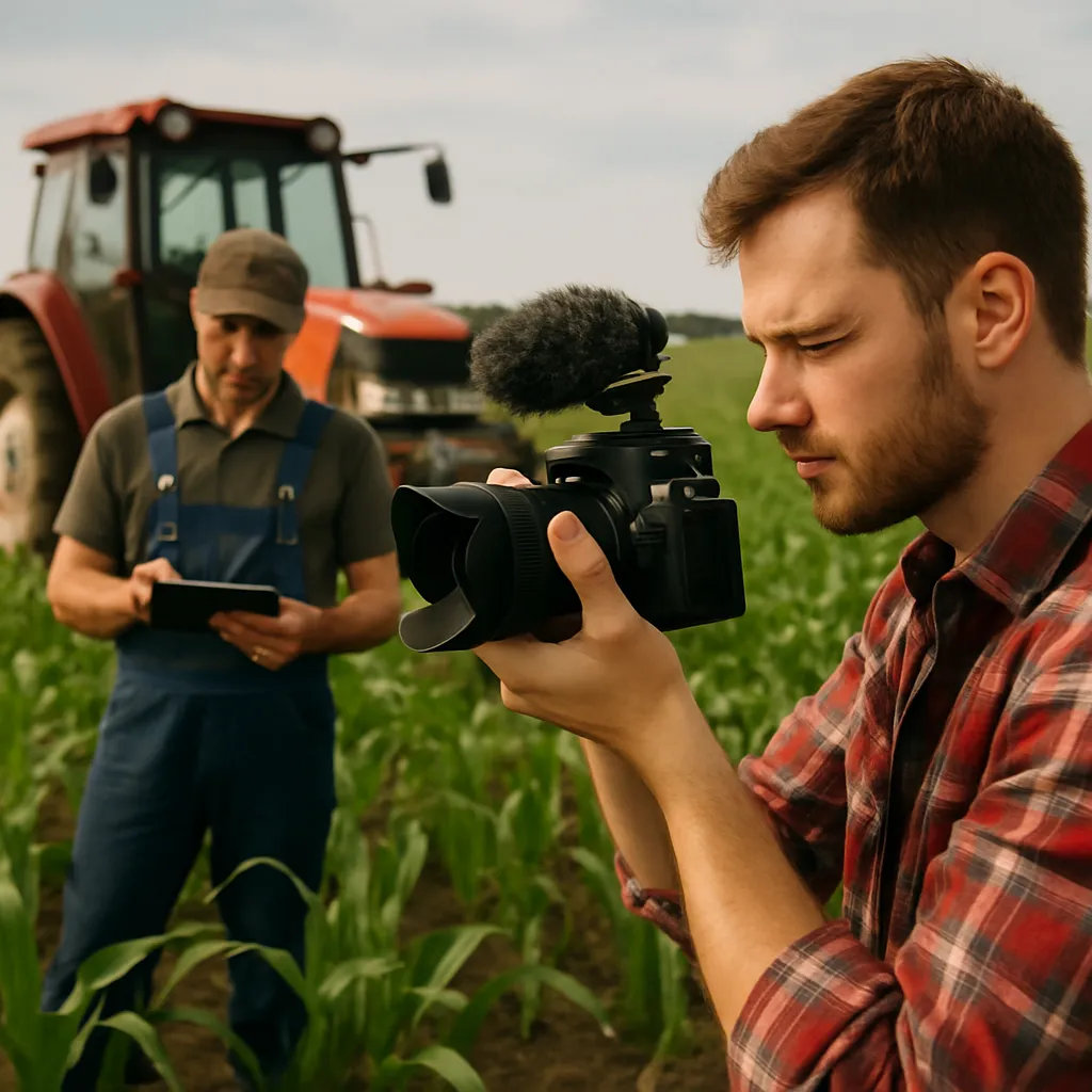 Jak połączyć pasję do rolnictwa z fotografią lub filmowaniem.