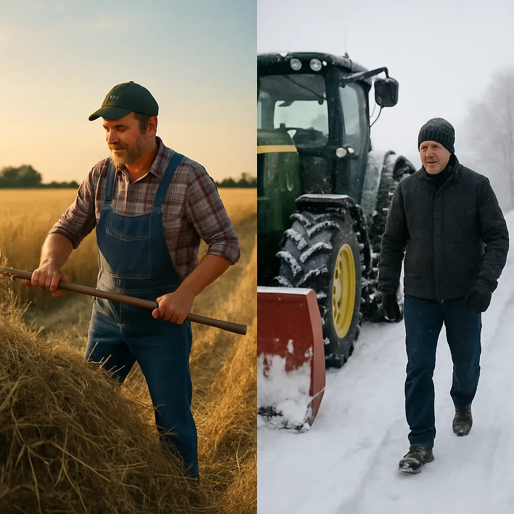 Jak wygląda typowy dzień rolnika latem i zimą?