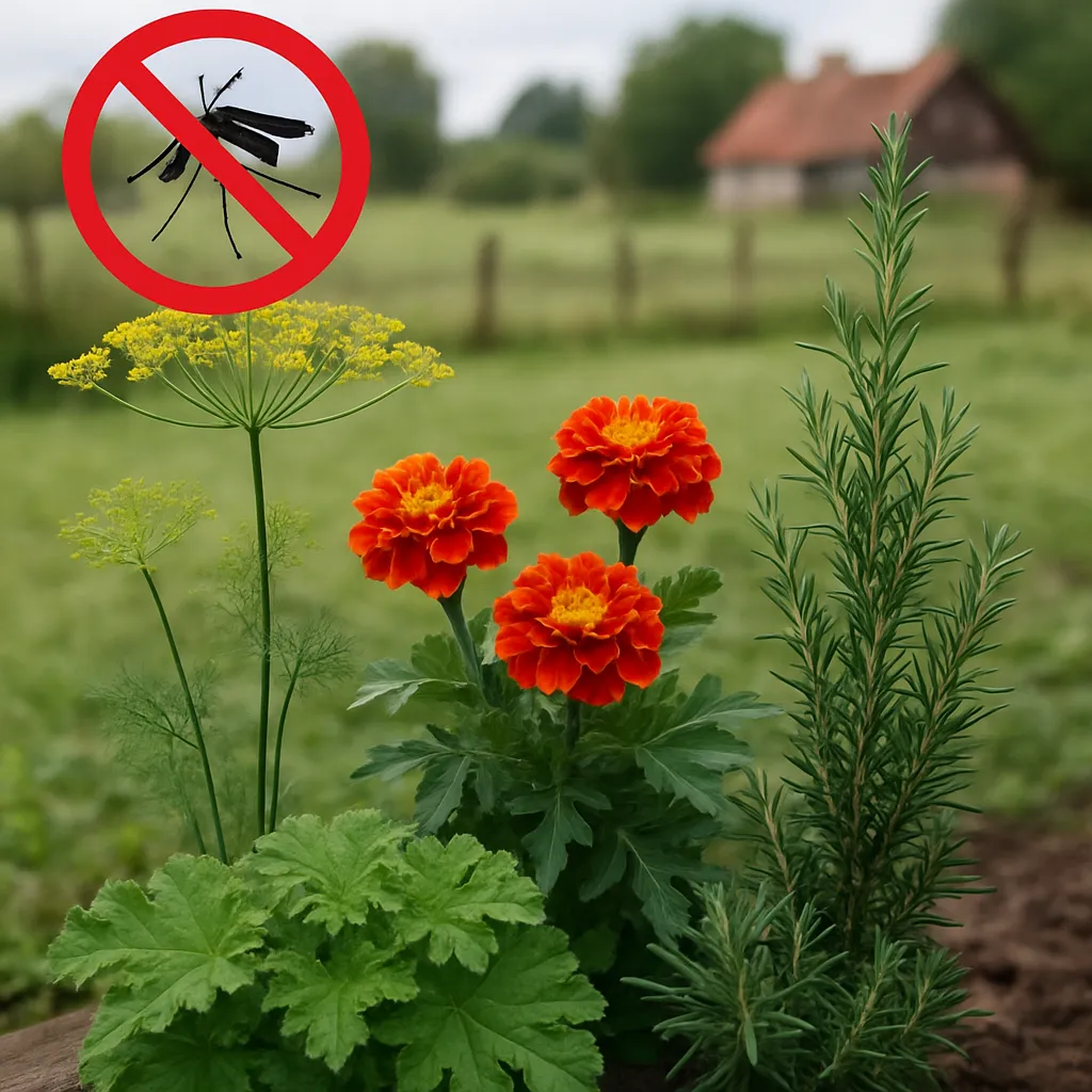 Jakie rośliny odstraszają komary i szkodniki na wsi.